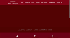 Desktop Screenshot of golfcampus.de